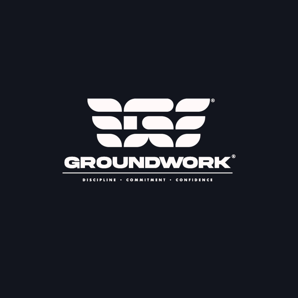 Groundwork logo symbolizing self-defense and community protection.