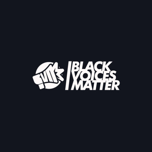 Black Voices Matter logo featuring powerful symbolism in Red, Black, and Green colors, representing unity and empowerment.